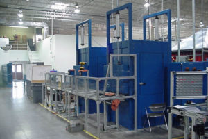 automotive transfer press line enclosure for noise control